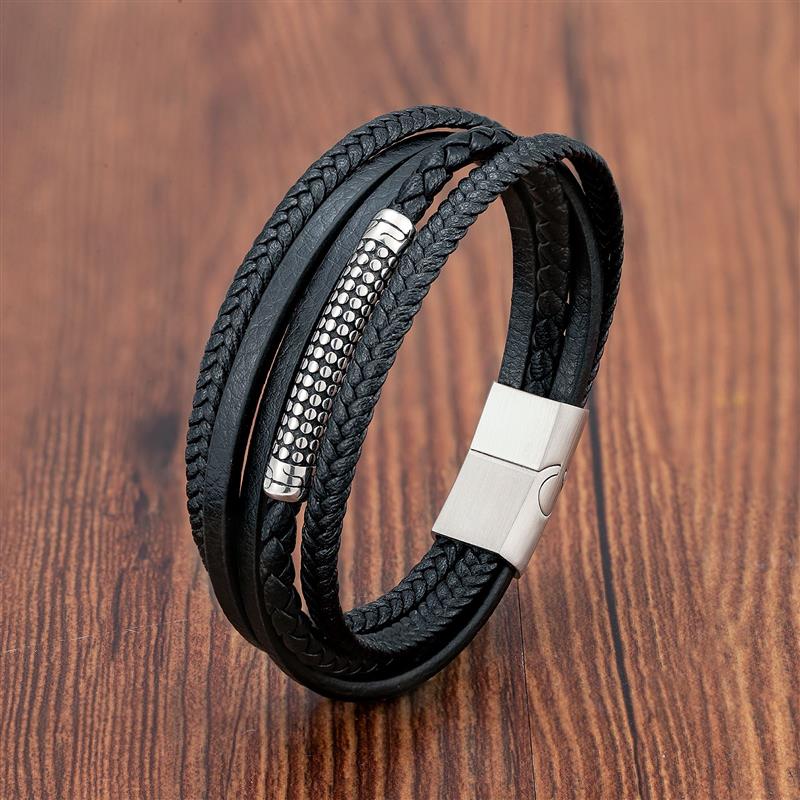 Peris Gems Woven Multilayered Bracelets Unisex | Stainless-Steel Clasp SHEIN Amazon Temu