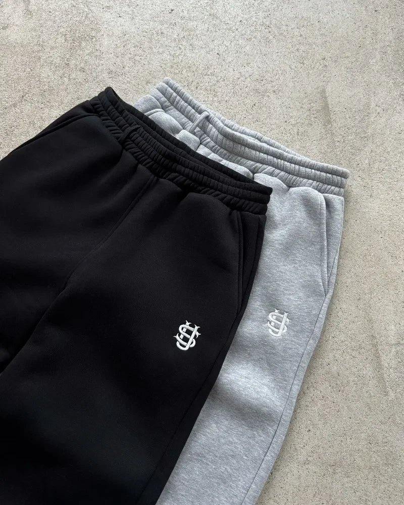 Peris Gems Y2k retro loose straight pants men tracksuit pants personalized pant leg zipper embroidery design hip hop Harajuku casual pants Y2k retro loose straight pants men tracksuit pants personalized pant leg zipper embroidery design hip hop Harajuku casual pants SHEIN Amazon Temu