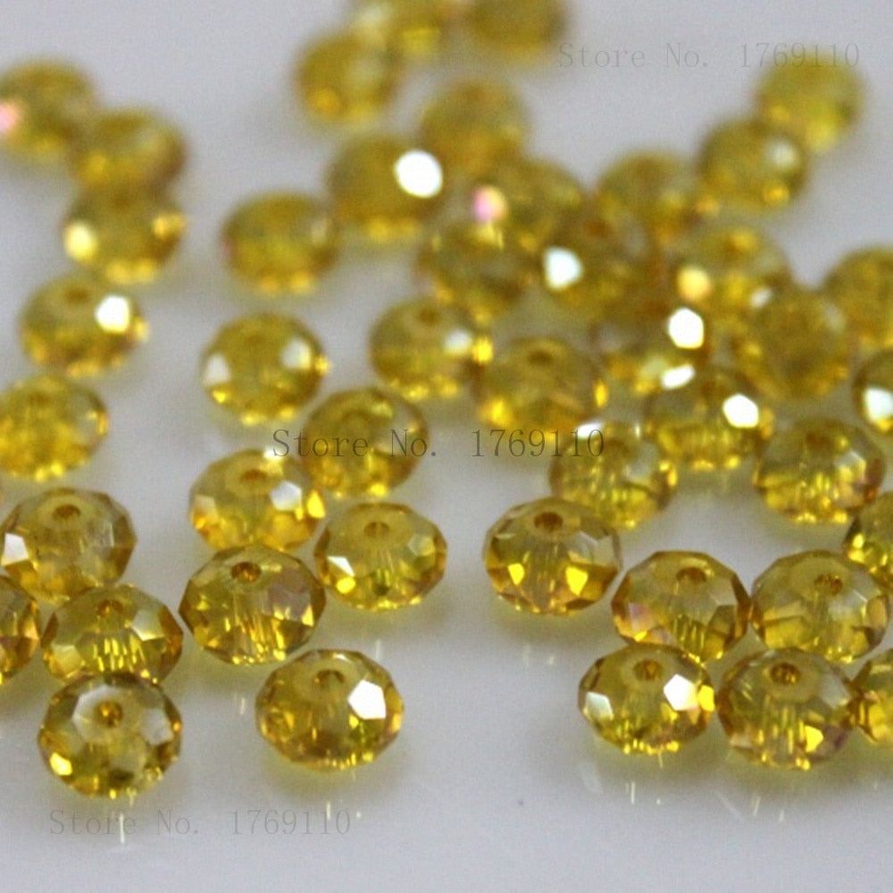 Peris Gems yellow / 2mm 170pcs Per Bag Crystal Beads for Jewelry Making | DIY Round Beads SHEIN Amazon Temu
