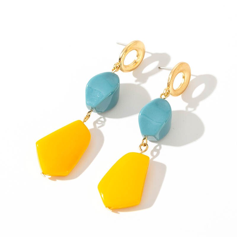 Peris Gems Yellow Drop Earrings for Women | Fruit and Plants Creative Earrings for Women SHEIN Amazon Temu