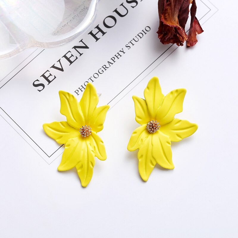 Peris Gems Yellow Drop Earrings for Women | Fruit and Plants Creative Earrings for Women SHEIN Amazon Temu