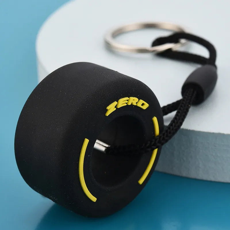 Peris Gems yellow Formula 1 F1 FIA Pirelli Style Tire Keychain Pendant Accessories Formula 1 F1 FIA Pirelli Style Tire Keychain Accessories SHEIN Amazon Temu