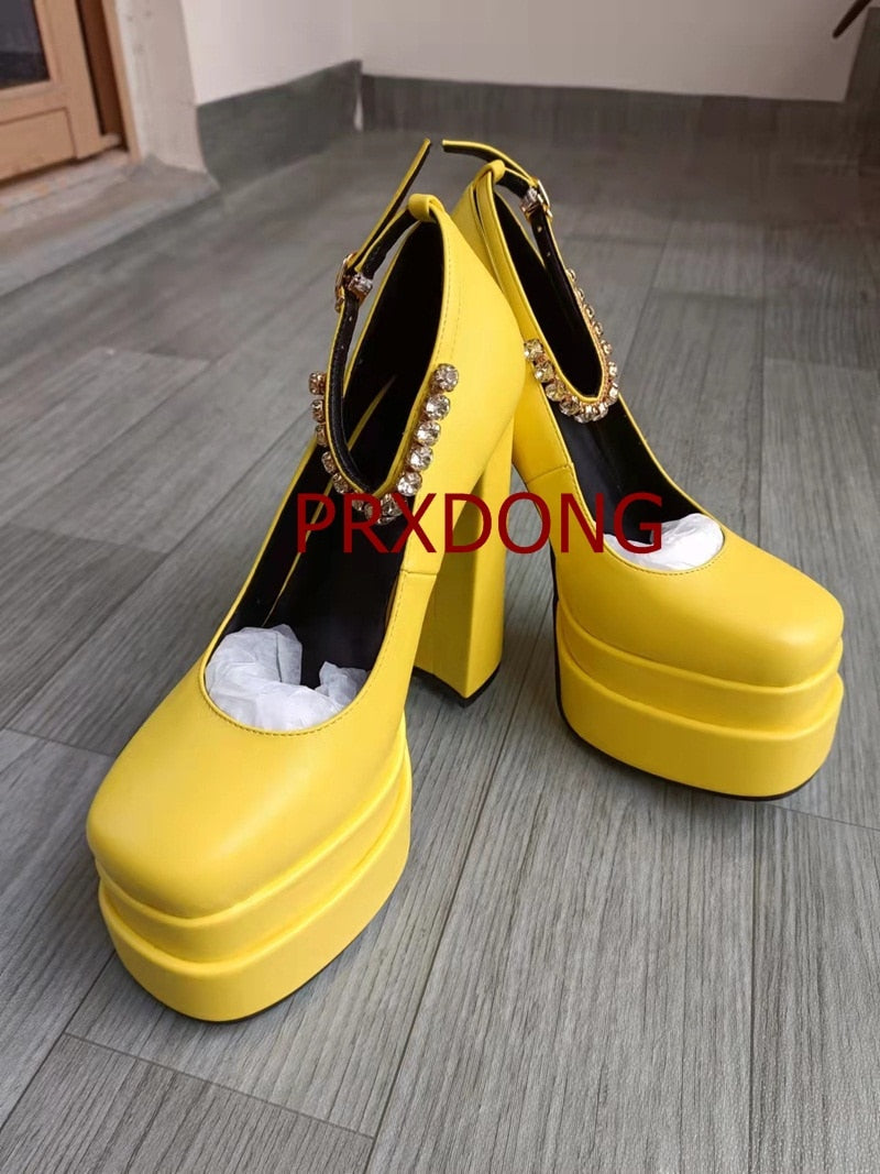 Peris Gems yellow pumps / 34 Women&