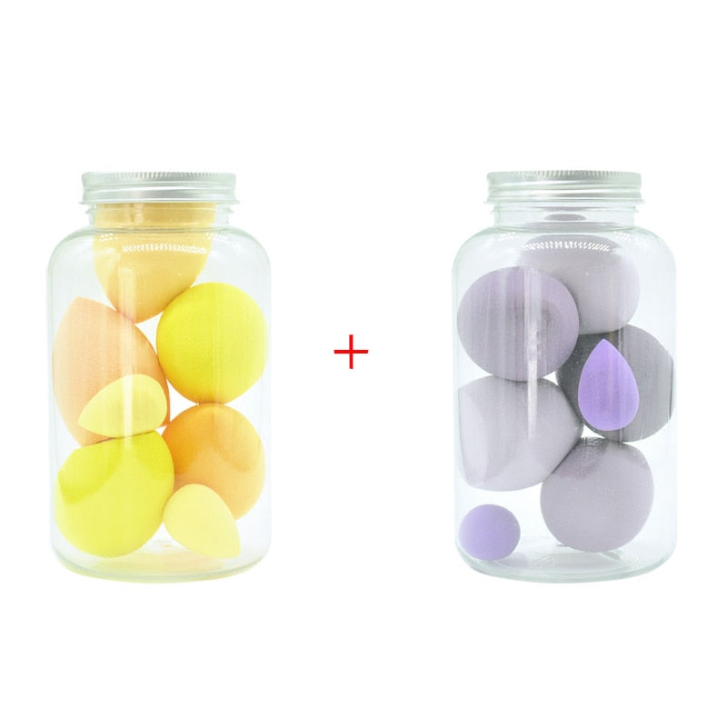 Peris Gems yellow - purple Bevel Makeup Sponges | Beauty Cosmetic Makeup Ball SHEIN Amazon Temu