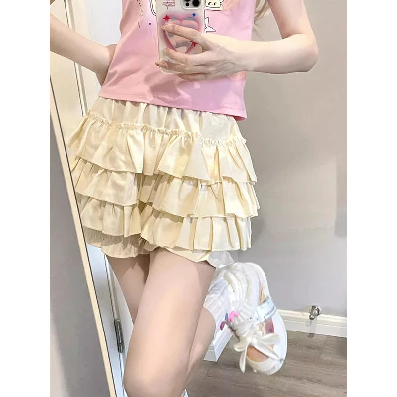 Peris Gems Yellow / S MEXZT Y2K Sweet Ruffles Mini Skirt Women Kawaii Lolita Bow A Line Skirts Harajuku Japanese High Waist Pink White Ball Gown Skirt MEXZT Y2K Sweet Ruffles Mini Skirt Women Kawaii Lolita Bow A Line Skirts Harajuku Japanese High Waist Pink White Ball Gown Skirt SHEIN Amazon Temu