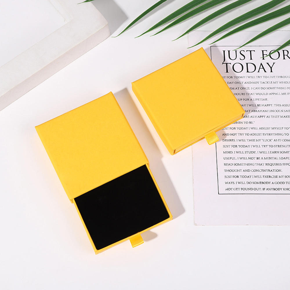 Peris Gems Yellow Thick Kraft Paper Drawer Jewelry Display Storage Box SHEIN Amazon Temu