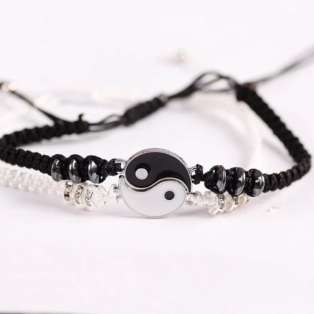 Peris Gems Yin & Yang Alloy Two Petal Necklaces - Harmony Healing Necklaces SHEIN Amazon Temu