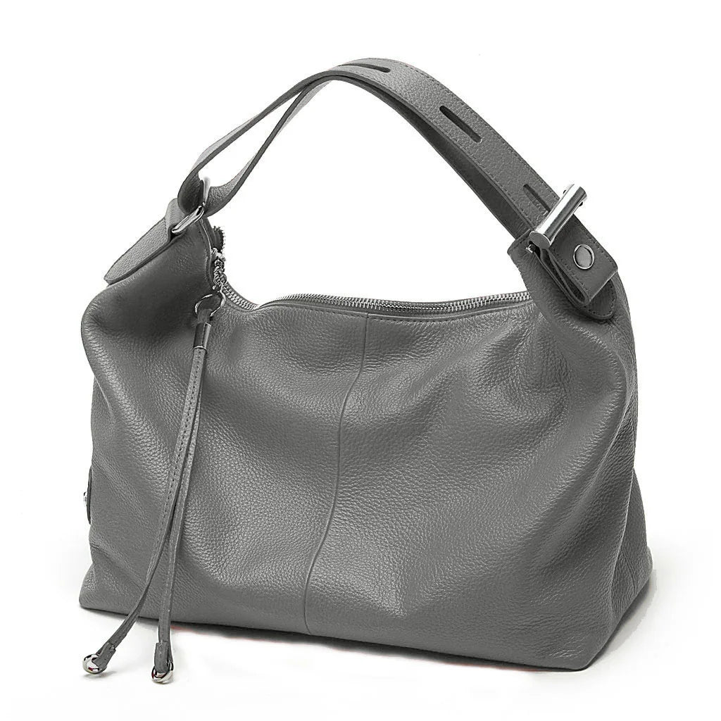 Peris Gems ZENCY Hot Stylish 100% Genuine Cow Leather Women Handbag Extendable Handle Strap Cowhide Ladies Tote Shoulder Bags Purse Satchel SHEIN Amazon Temu