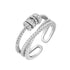 Peris Gems 08 / resizable 10mm Anxiety Rings For Women Y2k Jewelry Rings Butterfly Daisy Bead Anti Stress Fidget Spinner Rings For Teens 2024 Aesthetic SHEIN Amazon Temu