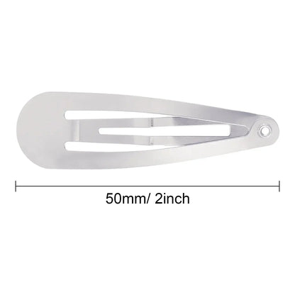 Peris Gems 10-50pcs Simple Silver Hair Clips BB Snap Hairpins Base for DIY Handmade Barrettes Y2K Women Girls Styling Tools Accessories SHEIN Amazon Temu