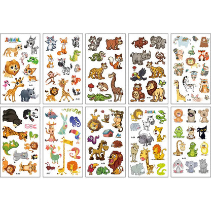Peris Gems 10 Sheets/Set Animal Dinosaur Space Watch Children&