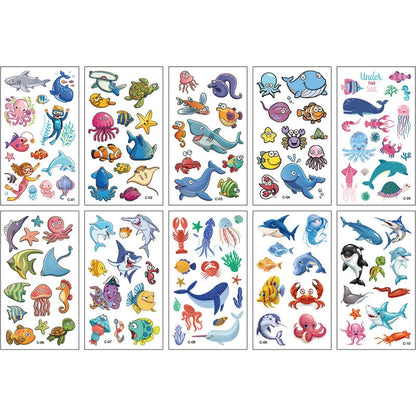 Peris Gems 10 Sheets/Set Animal Dinosaur Space Watch Children&