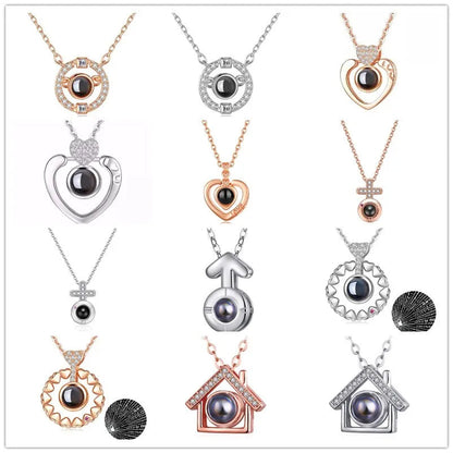 Peris Gems 100 Languages I Love You Necklace Valentine&
