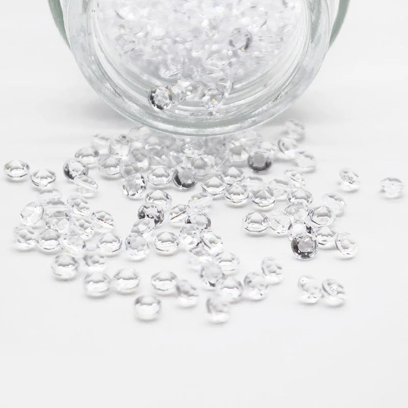 Peris Gems 1000p Diamond Confetti Vase Filler Party Decoration for Weddings Bridal Shower 4.5mm Acrylic Crystals Filler Beads Table Scatter SHEIN Amazon Temu