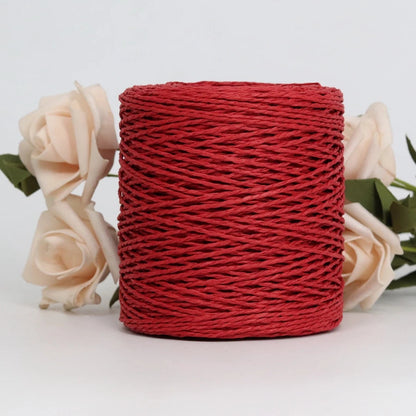 Peris Gems 100g/ball Raffia Yarn Kintting Paper Straw Yarn for Crocheting Hat Fancy Yarn Flower Packing Summer Fashion Handmade Material SHEIN Amazon Temu