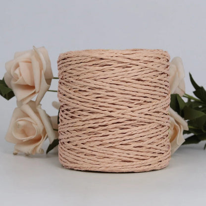 Peris Gems 100g/ball Raffia Yarn Kintting Paper Straw Yarn for Crocheting Hat Fancy Yarn Flower Packing Summer Fashion Handmade Material SHEIN Amazon Temu