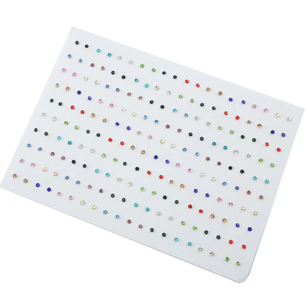 Peris Gems 100pair 8 100/36Pair Colorful Fruit Flower Heart Star Crystal Stud Earrings Set Women Girls Small Plastic Geometric Crown Earrings Jewelry SHEIN Amazon Temu