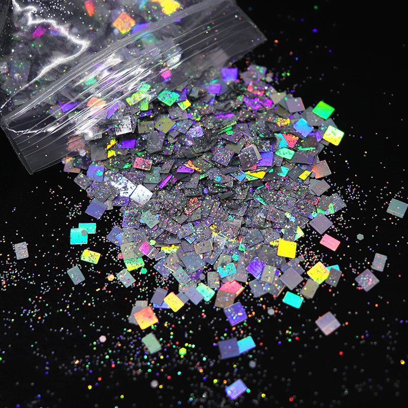 Peris Gems 10G-FKMX1 10G Chameleons Shiny Resin Pigment Holographic Colorful Glitter Powder Silicone Mold for Epoxy Resin DIY Jewelry Earrings Crafts SHEIN Amazon Temu