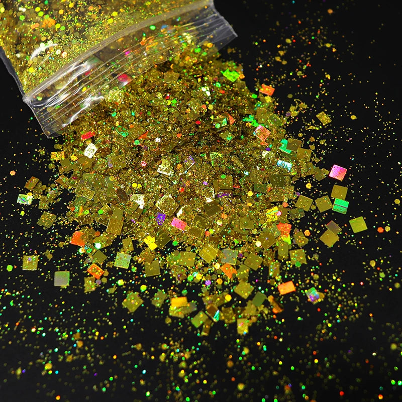 Peris Gems 10G-FKMX2 10G Chameleons Shiny Resin Pigment Holographic Colorful Glitter Powder Silicone Mold for Epoxy Resin DIY Jewelry Earrings Crafts SHEIN Amazon Temu