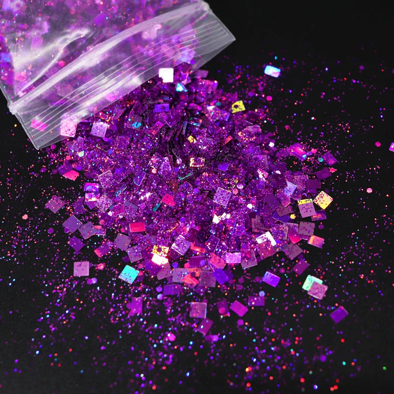 Peris Gems 10G-FKMX5 10G Chameleons Shiny Resin Pigment Holographic Colorful Glitter Powder Silicone Mold for Epoxy Resin DIY Jewelry Earrings Crafts SHEIN Amazon Temu