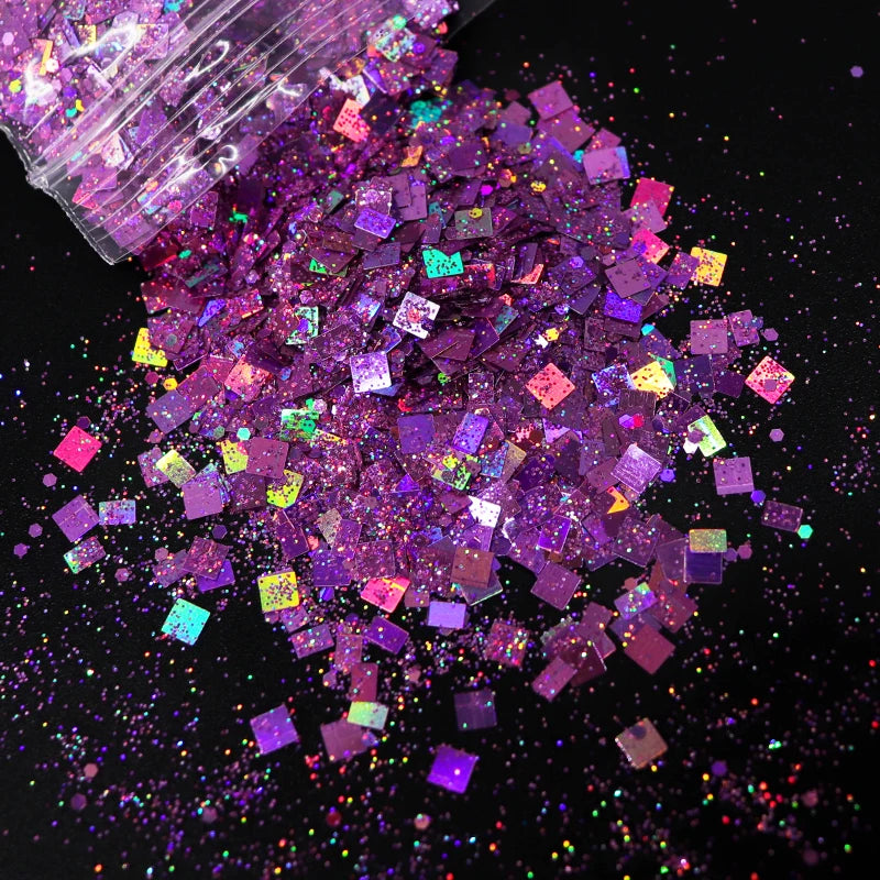 Peris Gems 10G-FKMX6 10G Chameleons Shiny Resin Pigment Holographic Colorful Glitter Powder Silicone Mold for Epoxy Resin DIY Jewelry Earrings Crafts SHEIN Amazon Temu