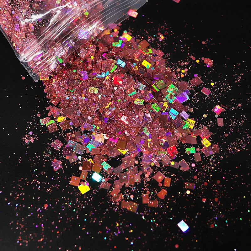 Peris Gems 10G-FKMX7 10G Chameleons Shiny Resin Pigment Holographic Colorful Glitter Powder Silicone Mold for Epoxy Resin DIY Jewelry Earrings Crafts SHEIN Amazon Temu