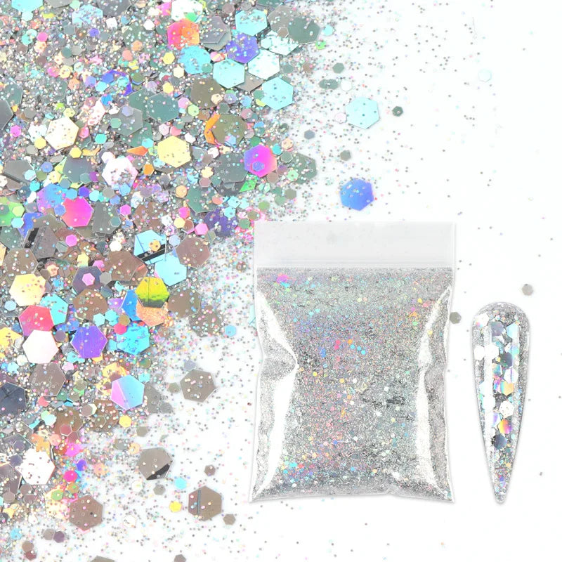 Peris Gems 10G-LSLBX1 10G Chameleons Shiny Resin Pigment Holographic Colorful Glitter Powder Silicone Mold for Epoxy Resin DIY Jewelry Earrings Crafts SHEIN Amazon Temu