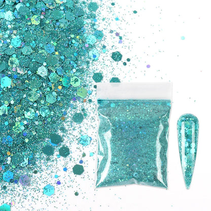 Peris Gems 10G-LSLBX13 10G Chameleons Shiny Resin Pigment Holographic Colorful Glitter Powder Silicone Mold for Epoxy Resin DIY Jewelry Earrings Crafts SHEIN Amazon Temu