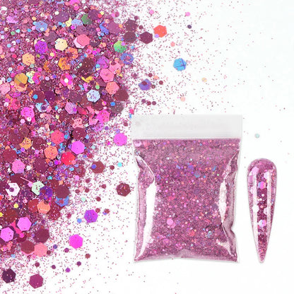 Peris Gems 10G-LSLBX16 10G Chameleons Shiny Resin Pigment Holographic Colorful Glitter Powder Silicone Mold for Epoxy Resin DIY Jewelry Earrings Crafts SHEIN Amazon Temu