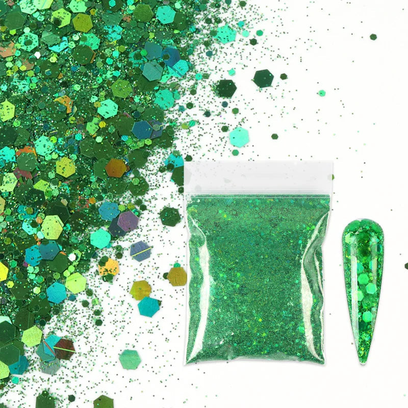 Peris Gems 10G-LSLBX8 10G Chameleons Shiny Resin Pigment Holographic Colorful Glitter Powder Silicone Mold for Epoxy Resin DIY Jewelry Earrings Crafts SHEIN Amazon Temu