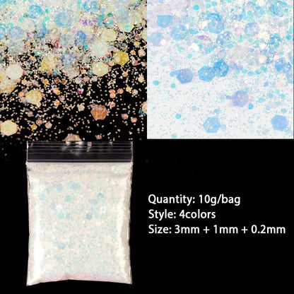 Peris Gems 10G-RYMXD2 10G Chameleons Shiny Resin Pigment Holographic Colorful Glitter Powder Silicone Mold for Epoxy Resin DIY Jewelry Earrings Crafts SHEIN Amazon Temu