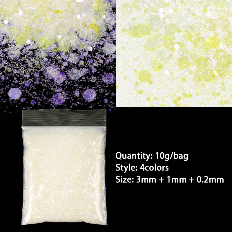 Peris Gems 10G-RYMXD3 10G Chameleons Shiny Resin Pigment Holographic Colorful Glitter Powder Silicone Mold for Epoxy Resin DIY Jewelry Earrings Crafts SHEIN Amazon Temu