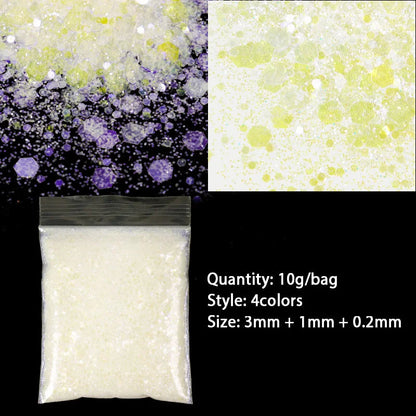 Peris Gems 10G-RYMXD3 10G Chameleons Shiny Resin Pigment Holographic Colorful Glitter Powder Silicone Mold for Epoxy Resin DIY Jewelry Earrings Crafts SHEIN Amazon Temu
