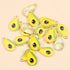 Peris Gems 10pcs 10Pcs Enamel Orange Charms for Earrings Pendants Necklaces Fruit Tangerine Charms Handmade DIY Jewelry Making Accessories SHEIN Amazon Temu