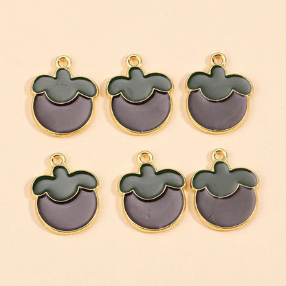 Peris Gems 10pcs 11 10Pcs Enamel Orange Charms for Earrings Pendants Necklaces Fruit Tangerine Charms Handmade DIY Jewelry Making Accessories SHEIN Amazon Temu