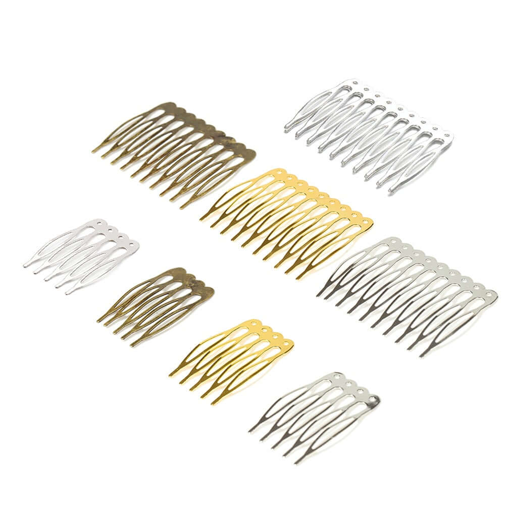 Peris Gems  10pcs 5/10 Teeth DIY Metal Hairpin Comb Claws SHEIN Amazon Temu