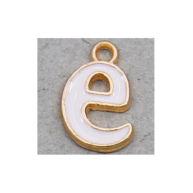 Peris Gems 10pcs   E 10pcs 10mm English Alphabet Pendant Enamel Charms Initial Letter Pendants For Jewelry Making Handmade DIY Bracelet Earrings SHEIN Amazon Temu