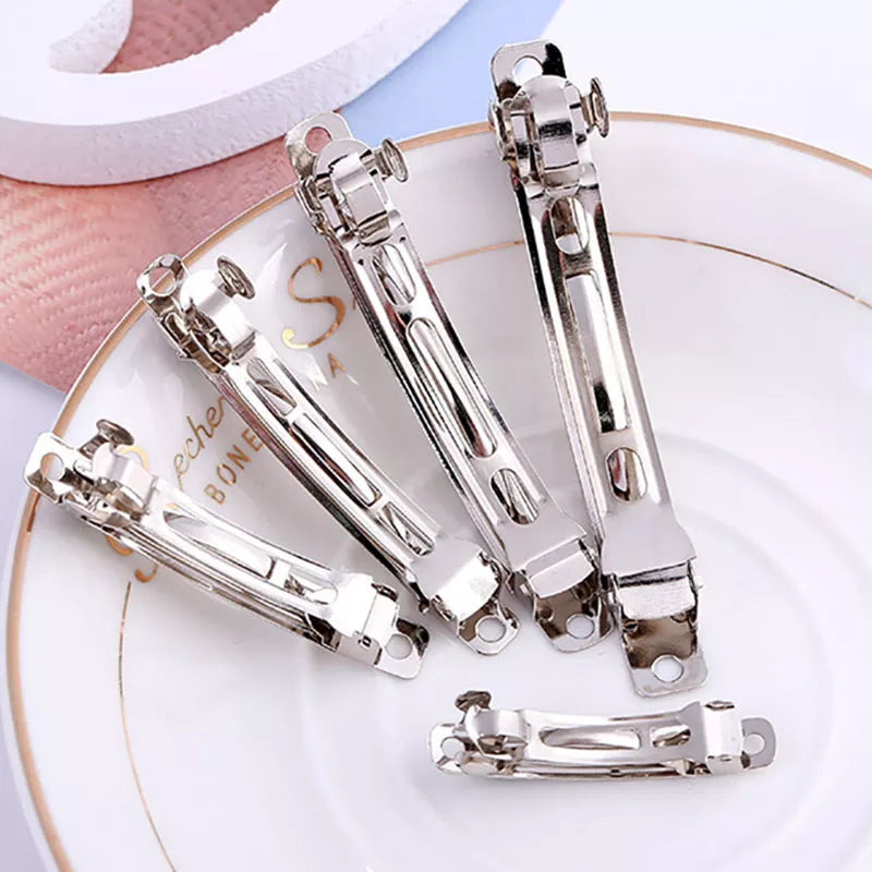 Peris Gems 10pcs French Barrette Style Spring Hair Clips Base Automatic Clip Blank Width Setting Bow Hairpin Supplies For Jewelry Making SHEIN Amazon Temu