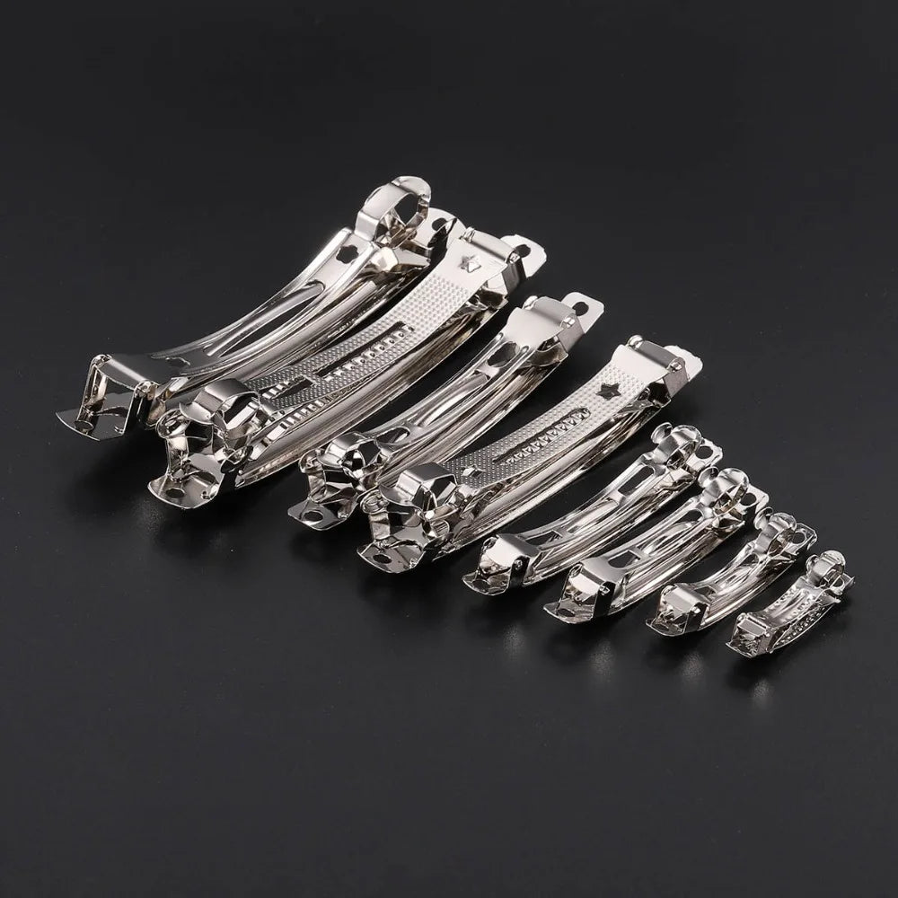 Peris Gems 10pcs French Barrette Style Spring Hair Clips Base Automatic Clip Blank Width Setting Bow Hairpin Supplies For Jewelry Making SHEIN Amazon Temu