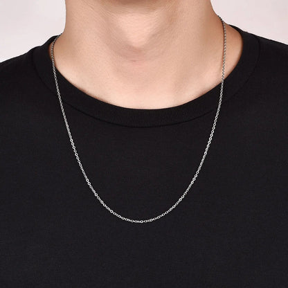 Peris Gems 10pcs Gold Color Stainless Steel Link 45/50/55/60CM Bulk Necklace Chains Jewelry Cuban Chains Wholesale Chain Chokers DIY Crafts SHEIN Amazon Temu