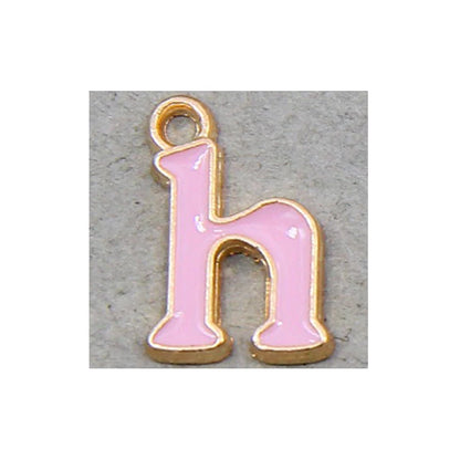 Peris Gems 10pcs   H 10pcs 10mm English Alphabet Pendant Enamel Charms Initial Letter Pendants For Jewelry Making Handmade DIY Bracelet Earrings SHEIN Amazon Temu