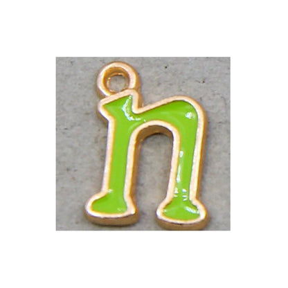 Peris Gems 10pcs   N 10pcs 10mm English Alphabet Pendant Enamel Charms Initial Letter Pendants For Jewelry Making Handmade DIY Bracelet Earrings SHEIN Amazon Temu