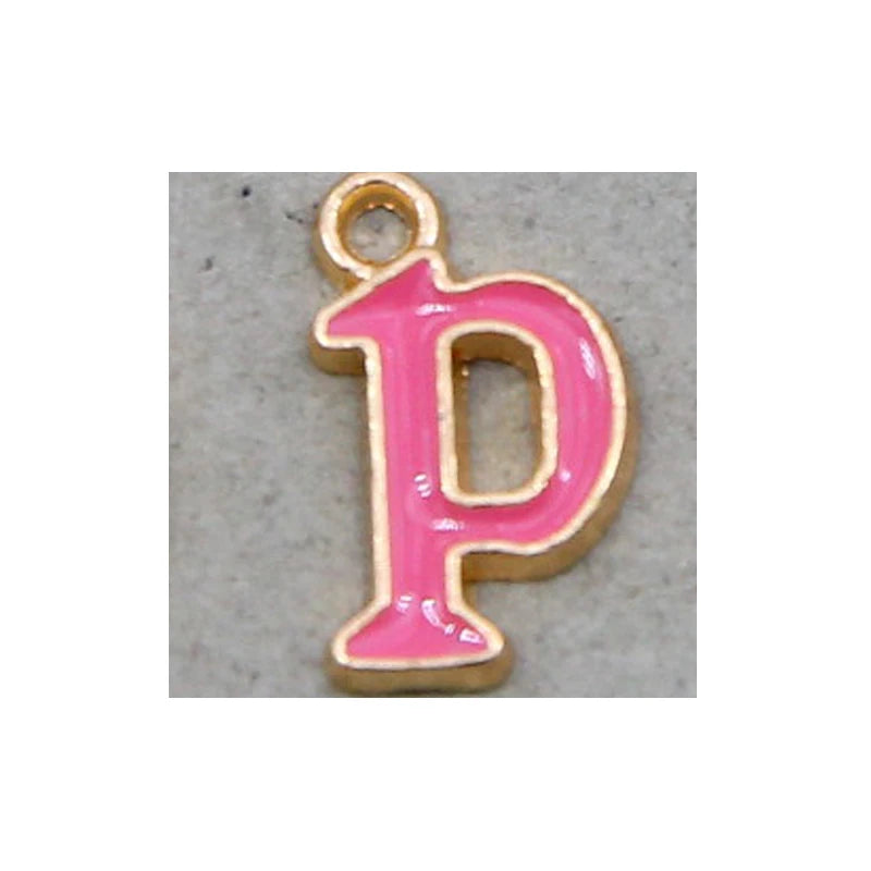 Peris Gems 10pcs   P 10pcs 10mm English Alphabet Pendant Enamel Charms Initial Letter Pendants For Jewelry Making Handmade DIY Bracelet Earrings SHEIN Amazon Temu
