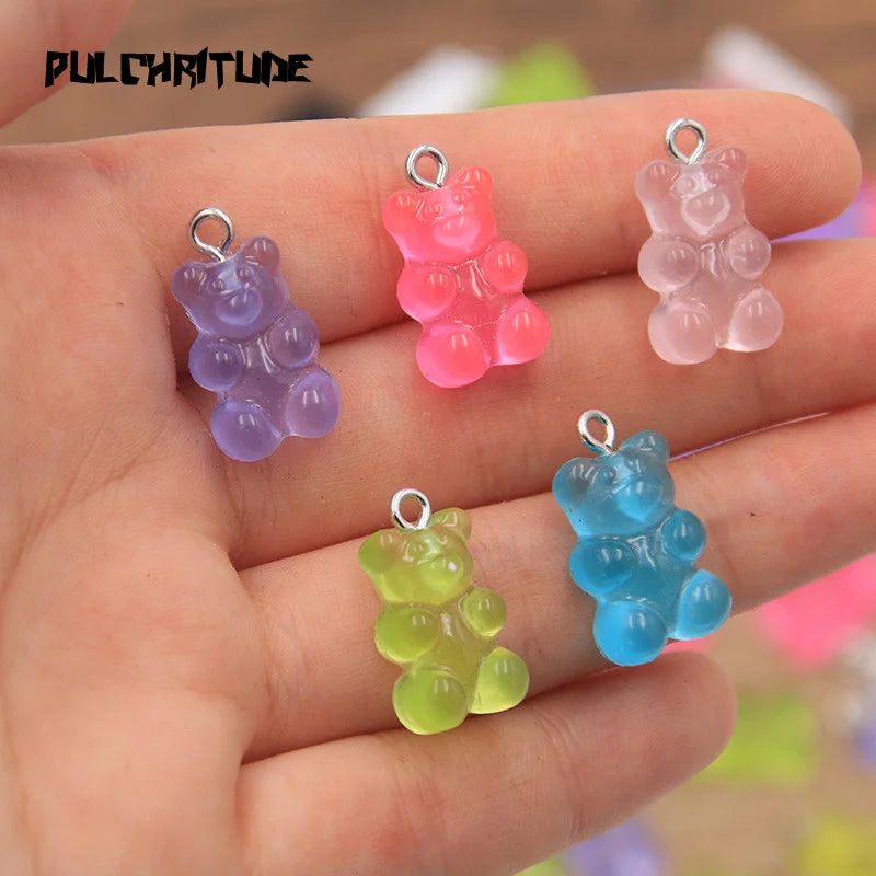 Peris Gems 15A02 10Pcs 27 Styles Mix Fruit Animals Flowers Sieve Resin Earring Charms Diy Findings Keychain Bracelets Pendant For Jewelry Making SHEIN Amazon Temu