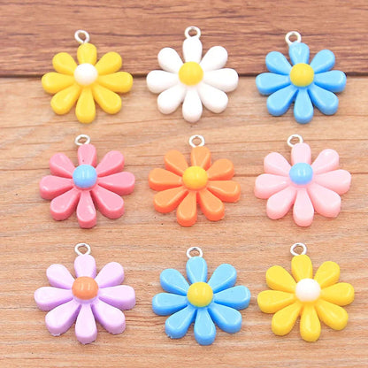 Peris Gems 17E4-7 10Pcs 27 Styles Mix Fruit Animals Flowers Sieve Resin Earring Charms Diy Findings Keychain Bracelets Pendant For Jewelry Making SHEIN Amazon Temu