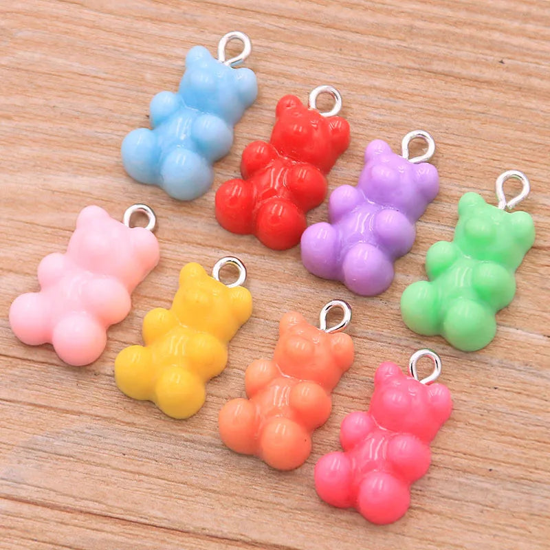 Peris Gems 21D1 10Pcs 27 Styles Mix Fruit Animals Flowers Sieve Resin Earring Charms Diy Findings Keychain Bracelets Pendant For Jewelry Making SHEIN Amazon Temu