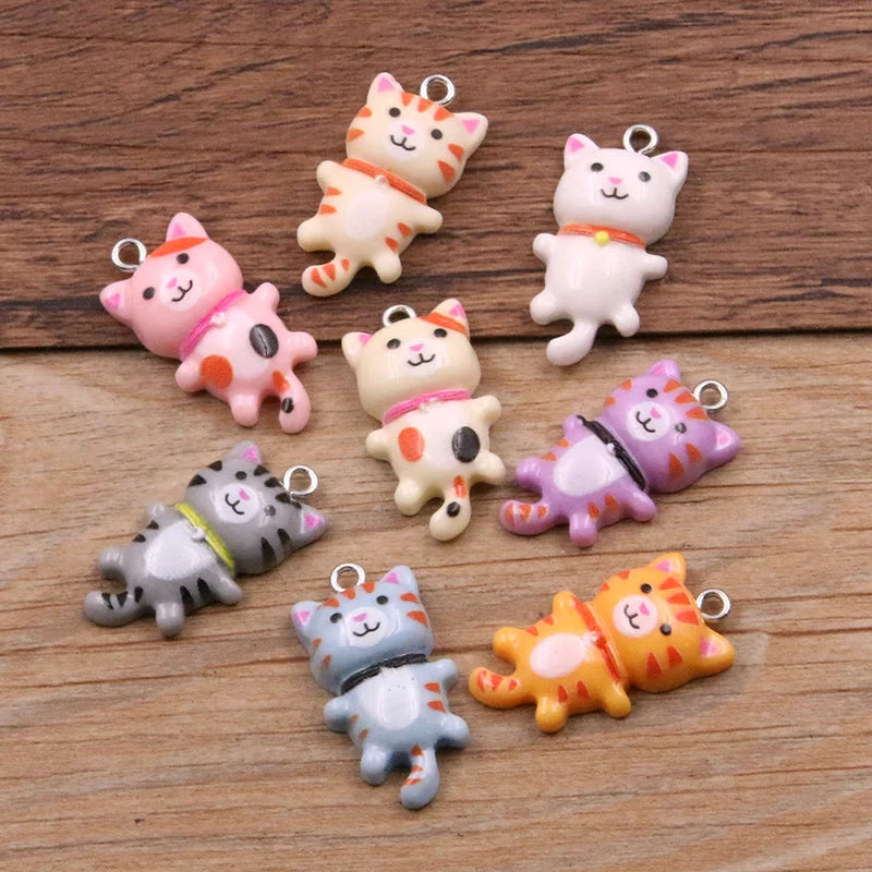 Peris Gems 26J1 10Pcs 27 Styles Mix Fruit Animals Flowers Sieve Resin Earring Charms Diy Findings Keychain Bracelets Pendant For Jewelry Making SHEIN Amazon Temu