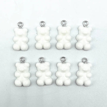 Peris Gems 38 10Pcs Candy Bear Pendant Charms for Necklace Bracelet Earrings Jewelry Making Diy Findings Resin Bears Christmas Making SHEIN Amazon Temu