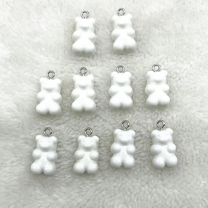 Peris Gems 38 10Pcs Candy Bear Pendant Charms for Necklace Bracelet Earrings Jewelry Making Diy Findings Resin Bears Christmas Making SHEIN Amazon Temu