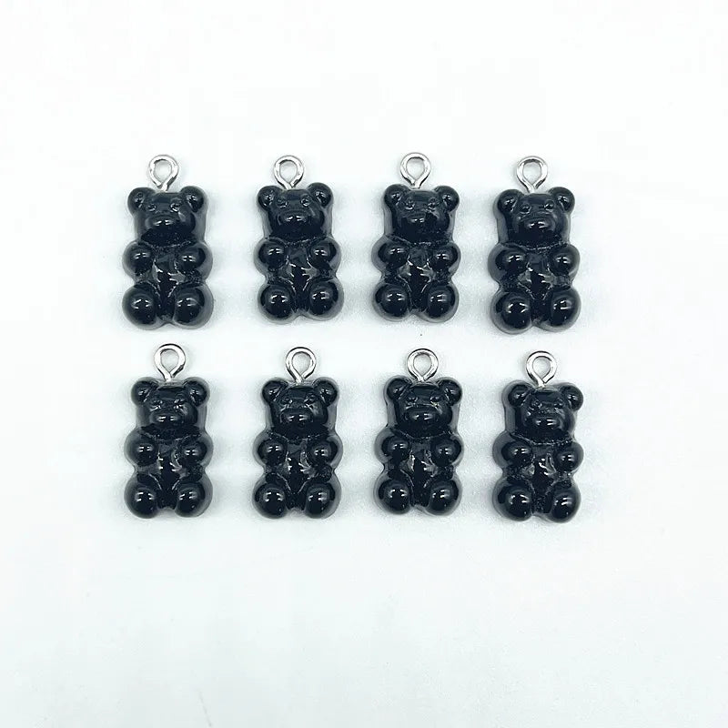 Peris Gems 39 10Pcs Candy Bear Pendant Charms for Necklace Bracelet Earrings Jewelry Making Diy Findings Resin Bears Christmas Making SHEIN Amazon Temu